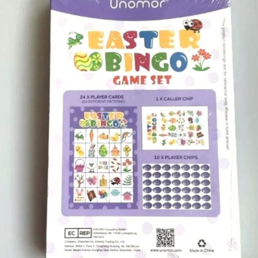 EASTER BINGO PARTY GAME SET, SCHOOL CLASSROOM HOME PARTY CHURCH NURSING HOME - Picture 3 of 6
